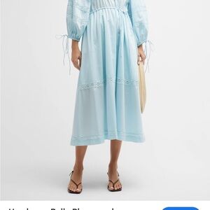 NWT Harshman Blue Belle Midi Dress Size Small